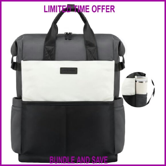 17.3 Inch Laptop Backpack Waterproof Travel Work School Bookbag - Picture 2 of 7